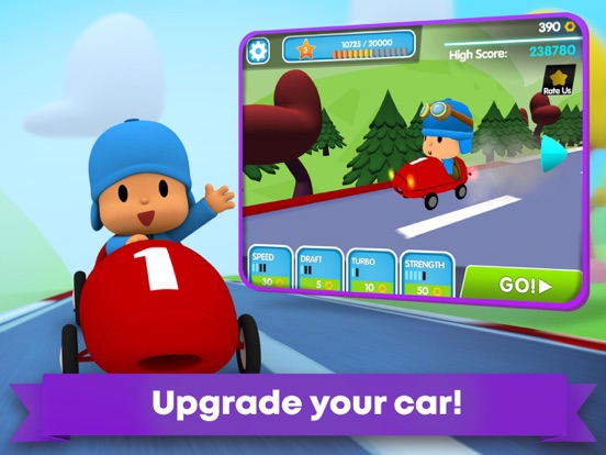 Pocoyo Racing: Car Chase Raceのおすすめ画像4