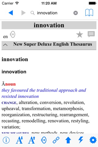 English Thesaurus Collection screenshot 2