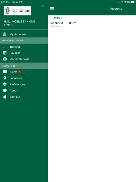 Screenshot #4 pour The Evangeline Bank
