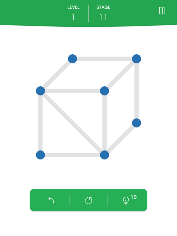 1LINE one-stroke puzzle gameのおすすめ画像3