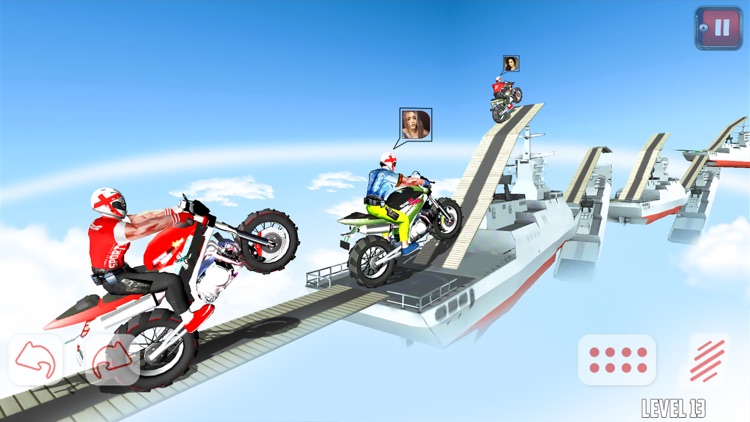 Dirt Bike Roof Top Racing Fun by Top Free 3D Car / Bike Racing and Shooting  Game / Games