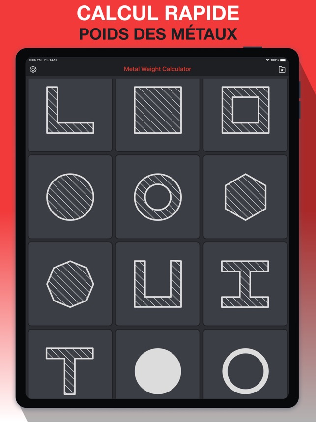 Metal Weight Calculator. PRO dans l'App Store
