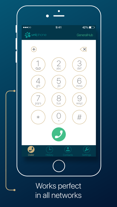 Screenshot #1 pour uniPhone.