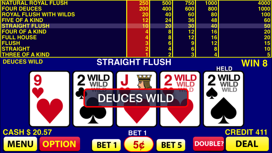 Deuces Wild Video Poker - 1.0.2 - (iOS)