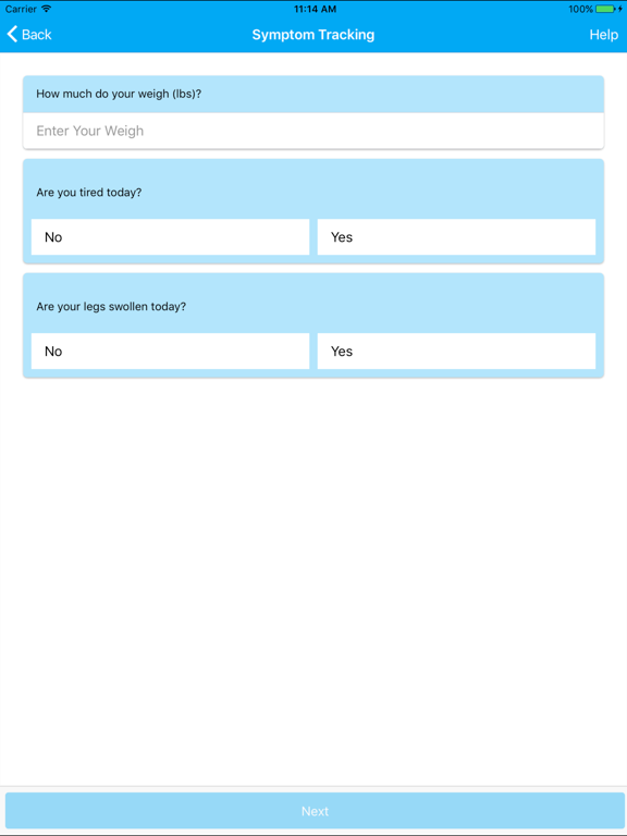 Screenshot #6 pour Heart Failure Monitoring