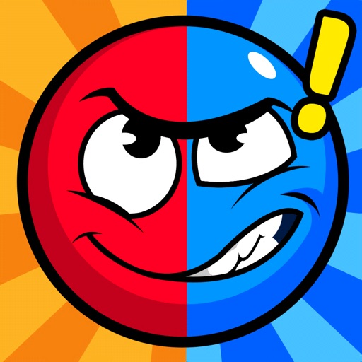 Ball Red and Blue Icon