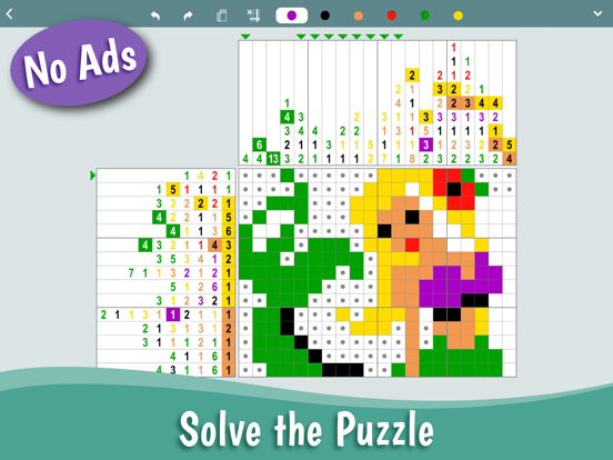 Pic-a-Pix: Nonogram Color iPad app afbeelding 1