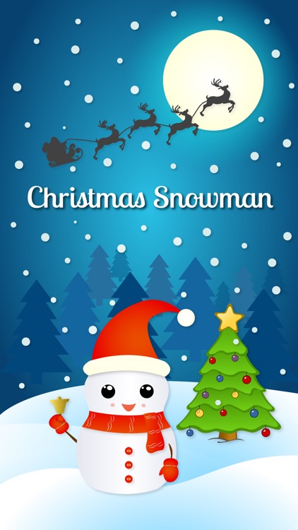 Christmas Snowman - Holiday Emoji