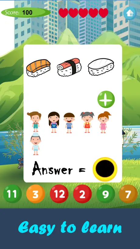 Sushi Math Addition & Subtraction