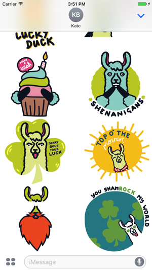 Luck O' The Llama - St. Patrick's Day(圖5)-速報App