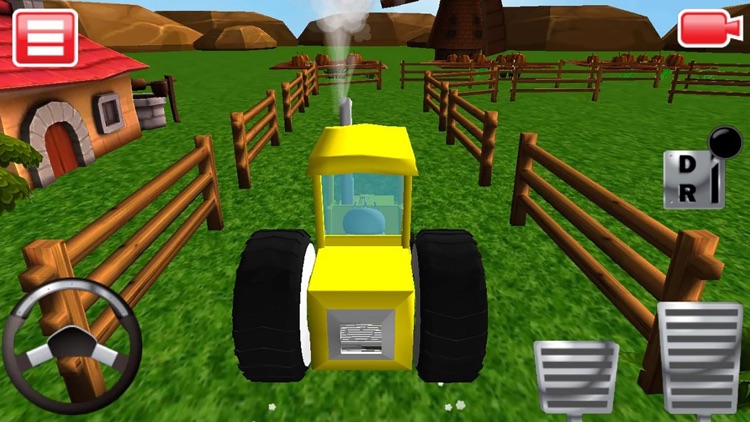 Crazy Farm Tractor Parking Sim-ulator