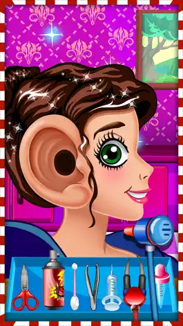 Game screenshot рождество принцесса ухо врач весело дети игры mod apk