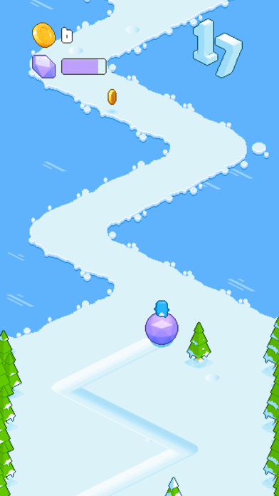 Screenshot #3 pour Snow Roll