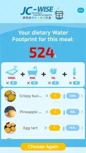 JC-WISE Water Footprint Cal. screenshot #4 for iPhone