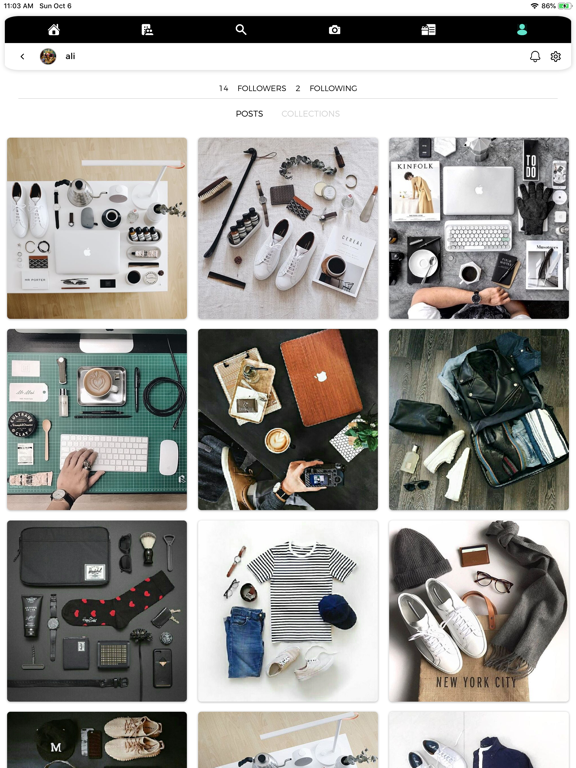 FLATLAY iPad screenshot 4 - Social Networking app