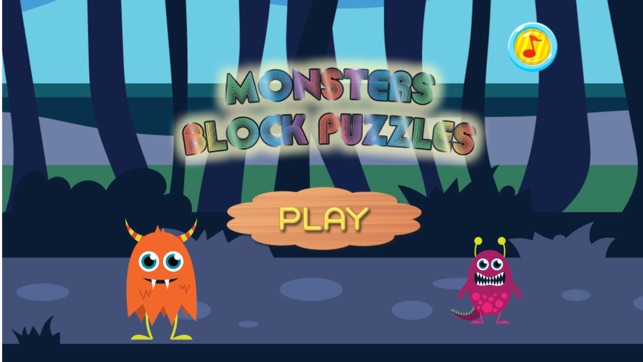 Monsters Block Puzzles - Kids & Toddlers
