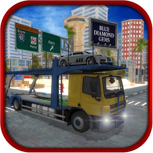 Heavy Transporter Cargo Truck Simulator Hill Drive Icon