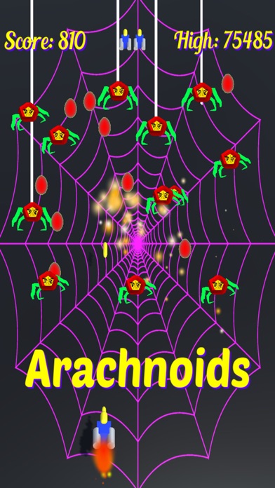 Arachnoids Space Spider Attack Screenshot