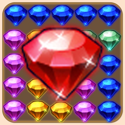 Diamond Crush - Innovative Diamond Match-3 Game Icon