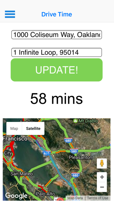 Screenshot #1 pour Drive Time Live