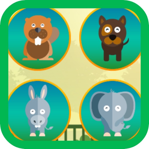 Animals Memory Matching Game - Farm Story Icon