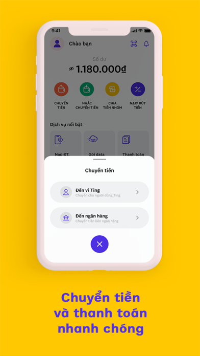 Ví Ting: Quản lý tiền hiệu quả Screenshot
