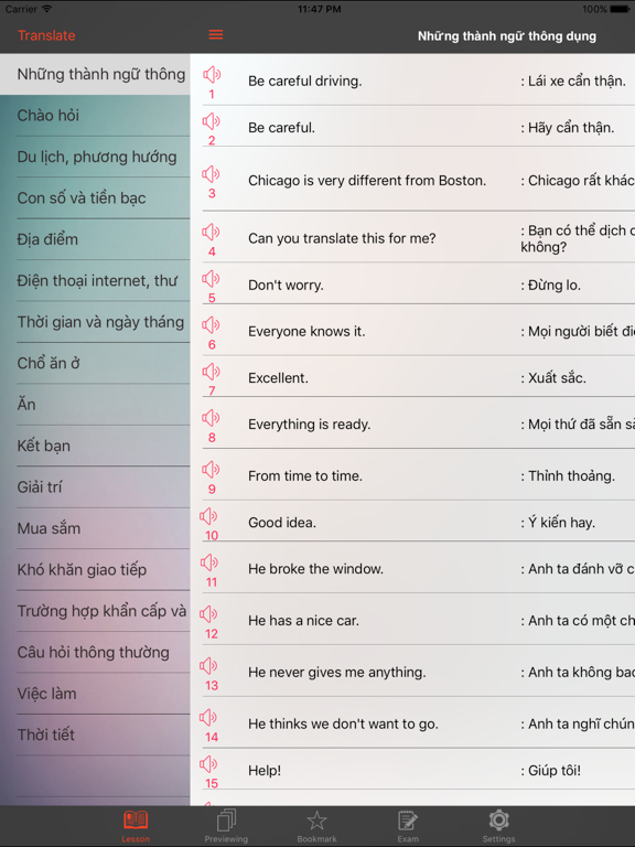 Screenshot #4 pour Learn Common English Phrases