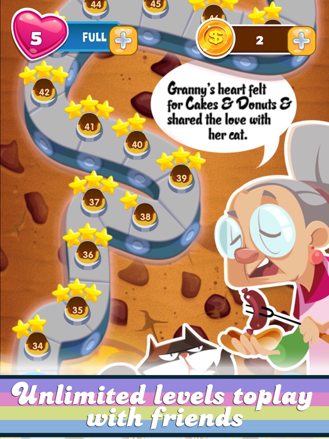 ‎Cake Crush - Match 3 Game Screenshot