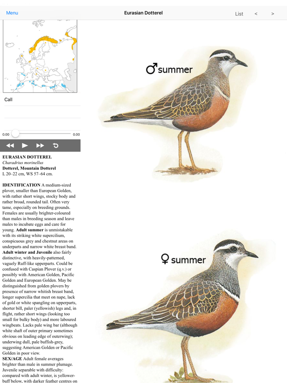 Screenshot #5 pour Eastern Europe Birds