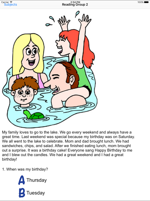 Screenshot #4 for 3rd Grade Reading Comprehension