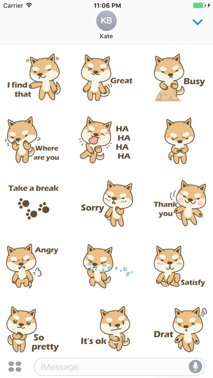 Shiba The Cute Butt Stickers