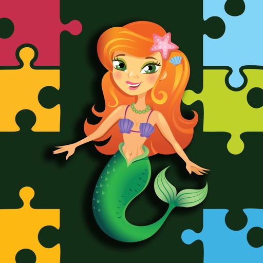 Cute Mermaid Jigsaw for Little Kids Icon