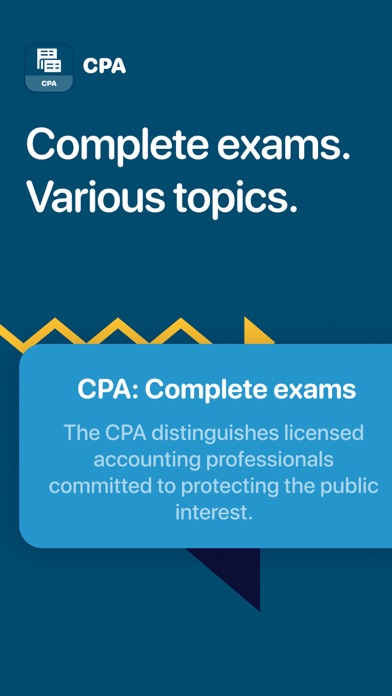 Screenshot #1 pour CPA Test Exam Prep