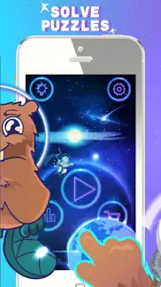 space beaver: fast reaction game with gesture iphone screenshot 2