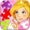 The perfect puzzle for little princesses with exclusive high-quality graphics and illustrations