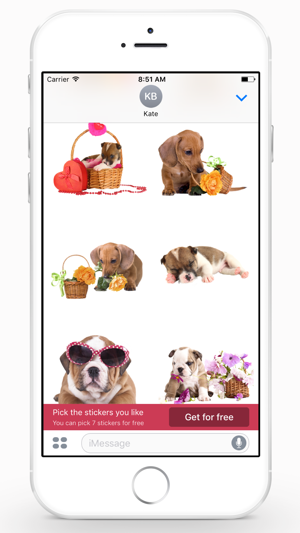 Cute Puppies Stickers(圖2)-速報App