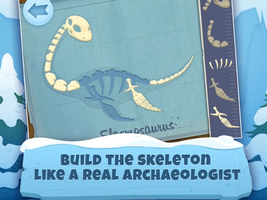 Archaeologist Dinosaur - Ice Age - Games for Kids iPad app afbeelding 4