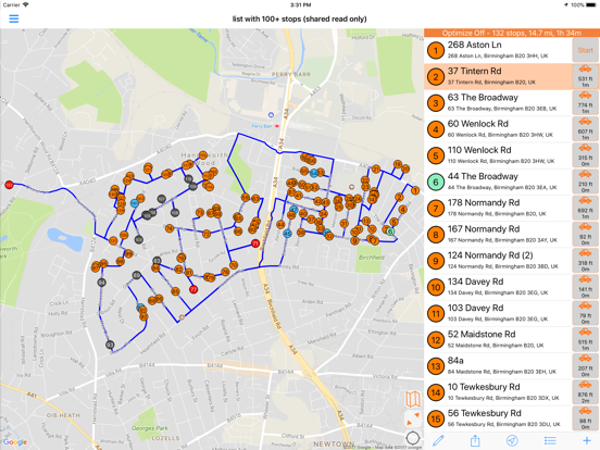 Screenshot #4 pour PlaceMaker Route Planner