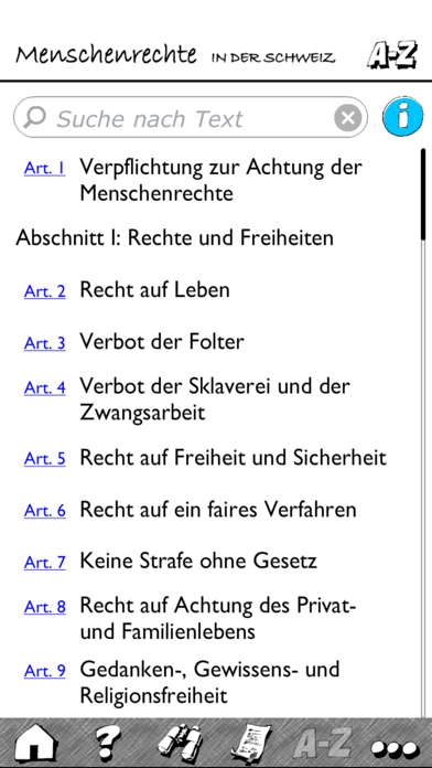 Menschenrechte Screenshot