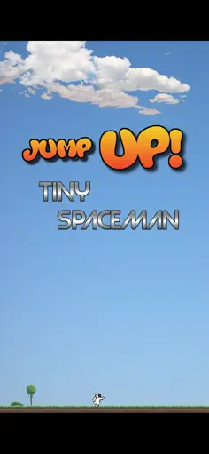 Jump Up! Tiny Spaceman - Screenshot 1