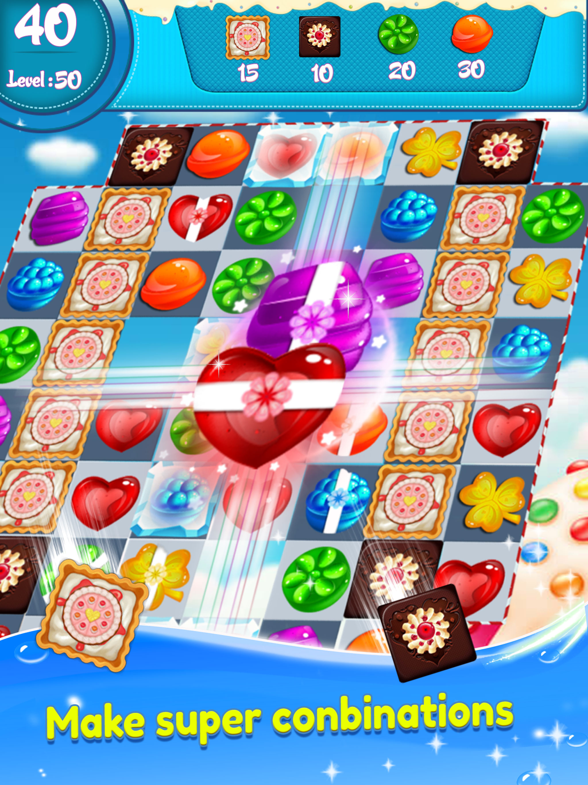 Candy Match 3 - Crazy Sugar Blast screenshot 7
