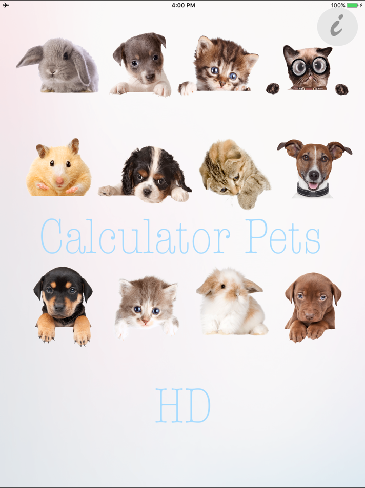 Calculator Pets HD - 1.1 - (iOS)