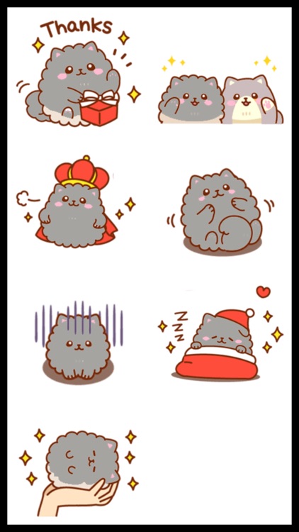 Fluffy Kitty Stickers screenshot-4
