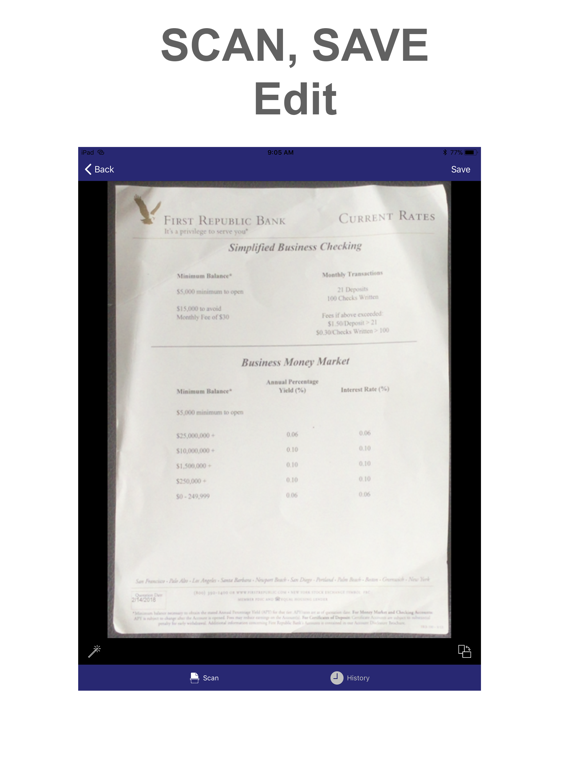 Screenshot #6 pour PDF Scanner Mobile