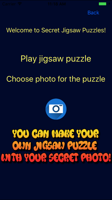 Screenshot #3 pour Secret Photo Jigsaw Puzzle Maker