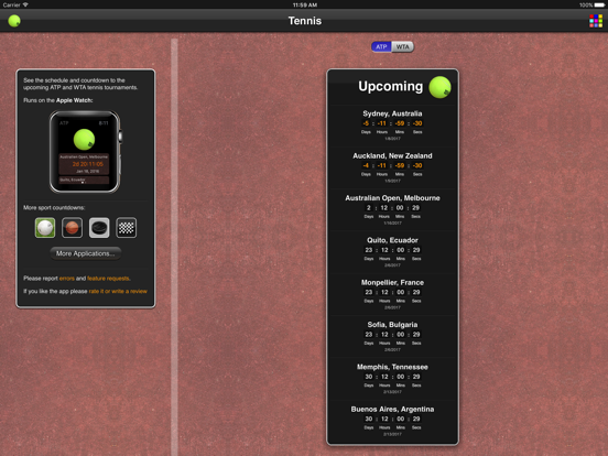 Tennis Matches - Free screenshot 6
