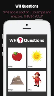 wh questions preschool speech and language therapy iphone screenshot 1