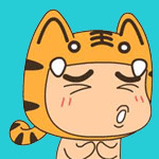 Animated Tiger Boy Stickers For iMessage icon