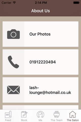 The Lash Lounge Newcastle screenshot 3