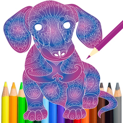 Animal Color Therapy Free Coloring Book for Adults icon